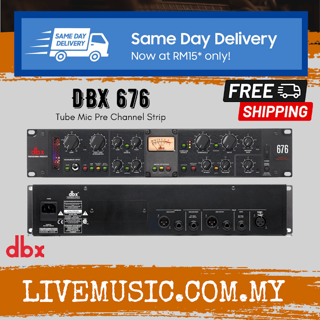 Dbx By Harman 676 Tube Microphone Preamp Channel Strip ( dbx676 / dbx ...