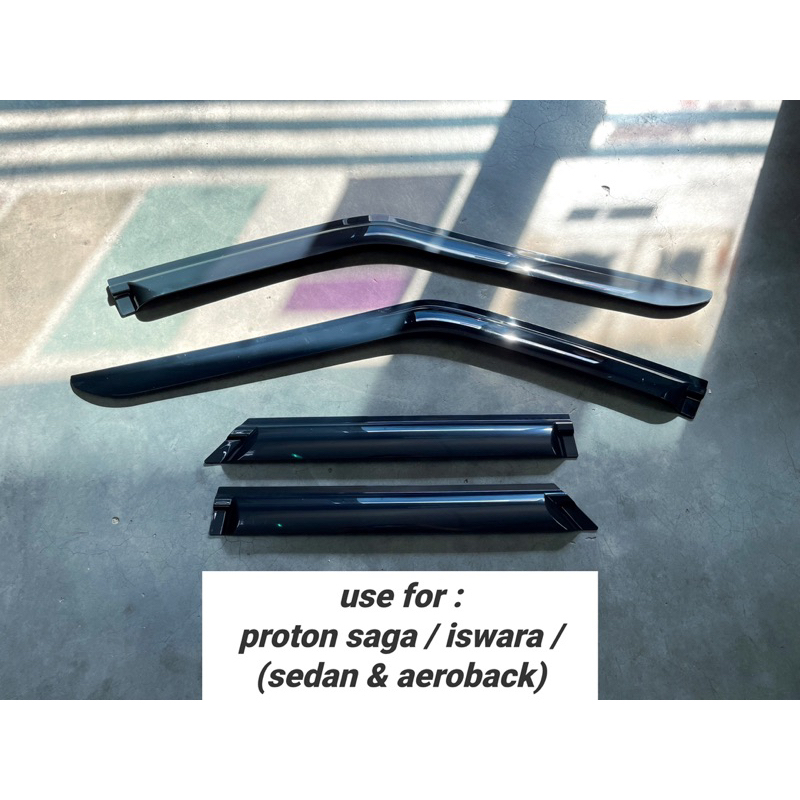 Proton Saga Iswara LMST Sedan Aeroback Injection Door Visor ( Offer