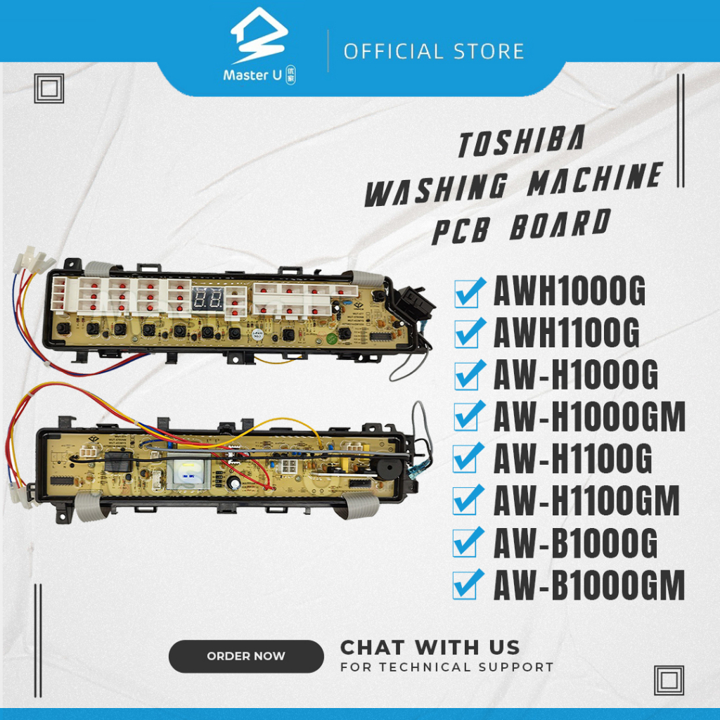 TOSHIBA WASHING MACHINE PCB BOARD AWH1000G/AWH1100G/AWH1000G/AW