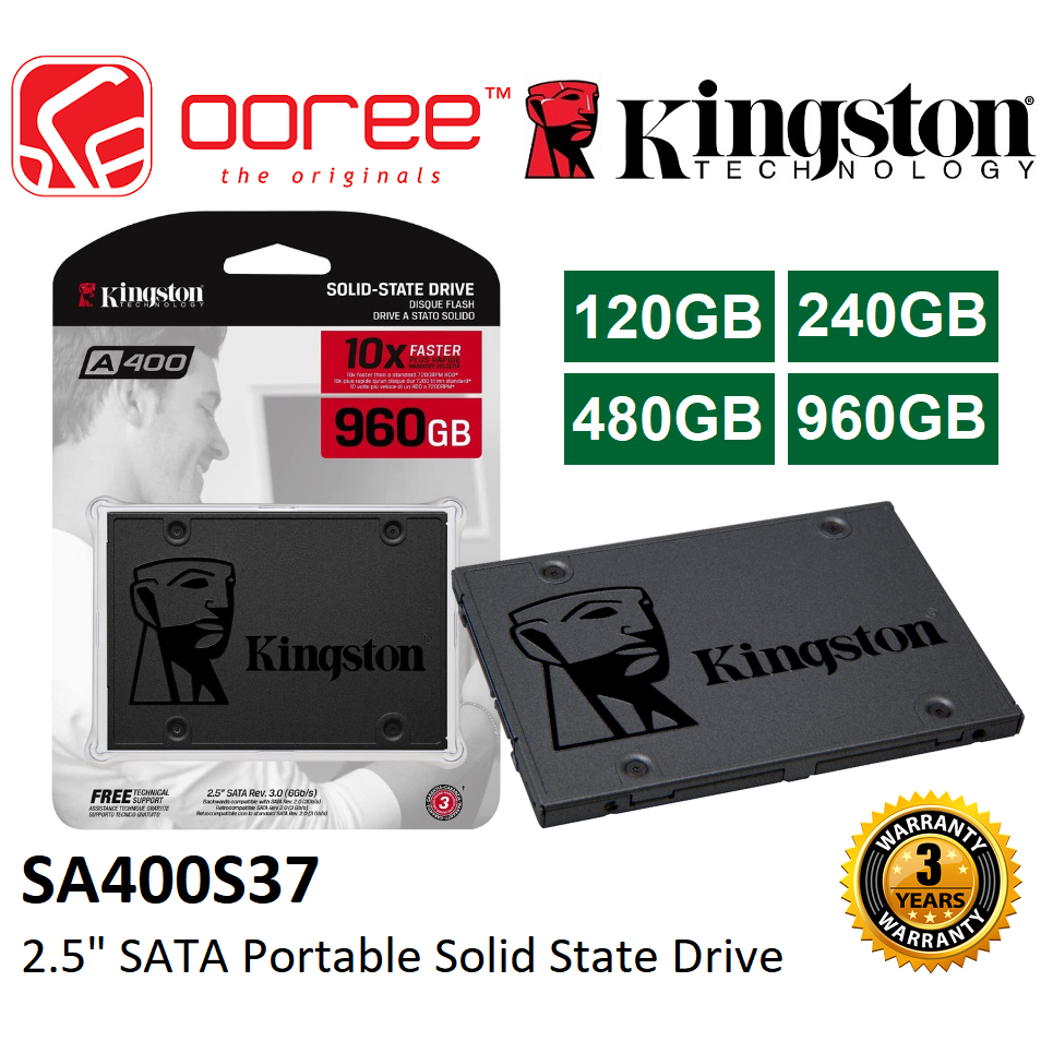 Kingston A400 SATA III - Disque SSD Kingston 