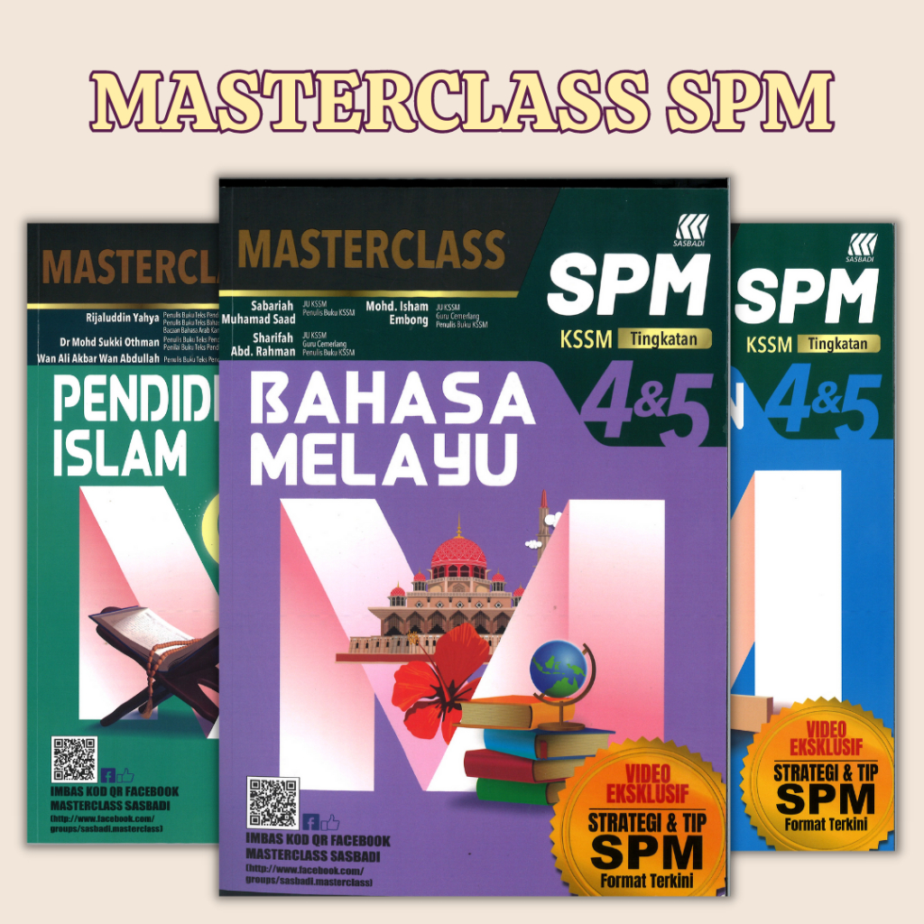 MASTER CLASS TINGKATAN 4 DAN 5 SPM 2023 | Shopee Malaysia