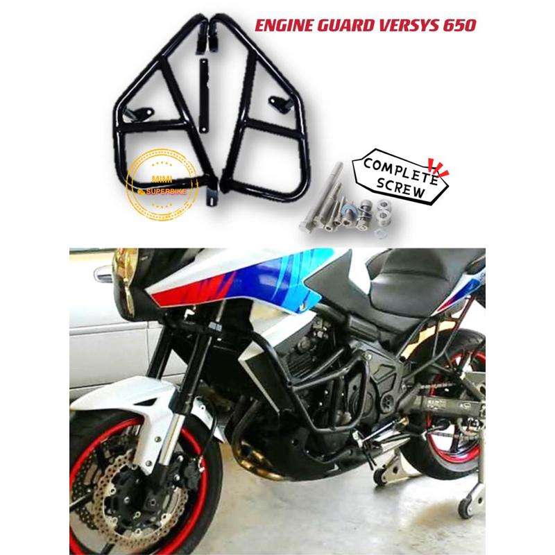 KAWASAKI VERSYS VERSYS650 2012 - 2014 ENGINE GUARD CRASH BAR BODYGUARD ...
