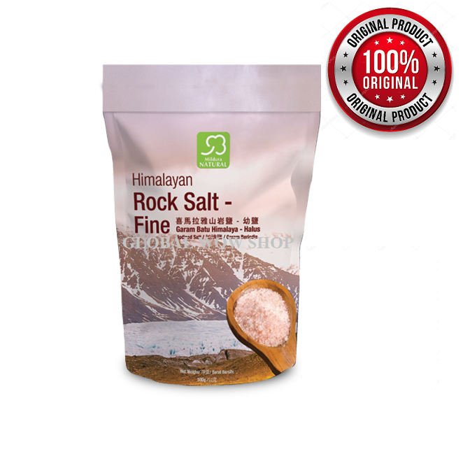 Mildura Natural Himalayan Rock Salt Fine (500g) Shopee Malaysia