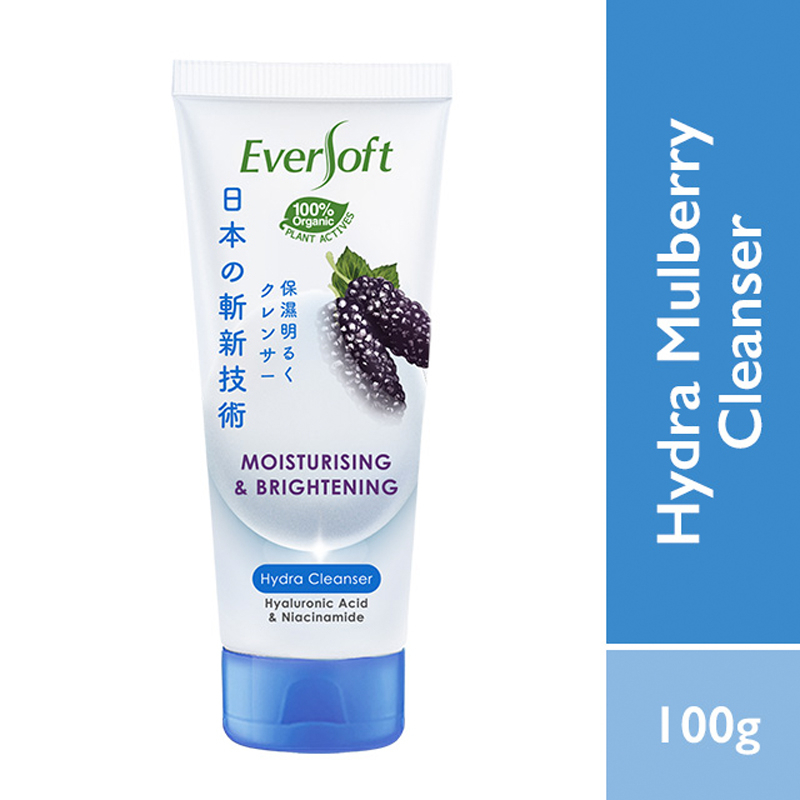 Eversoft Hydra Facial Cleanser 100g Pembersih Muka Reduce Blackheads
