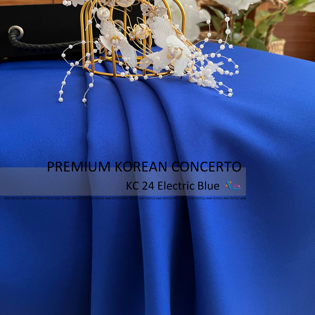 0.5m Premium Korean Concerto Ironless Kain Pasang Terkini Bidang 58 Ana ...