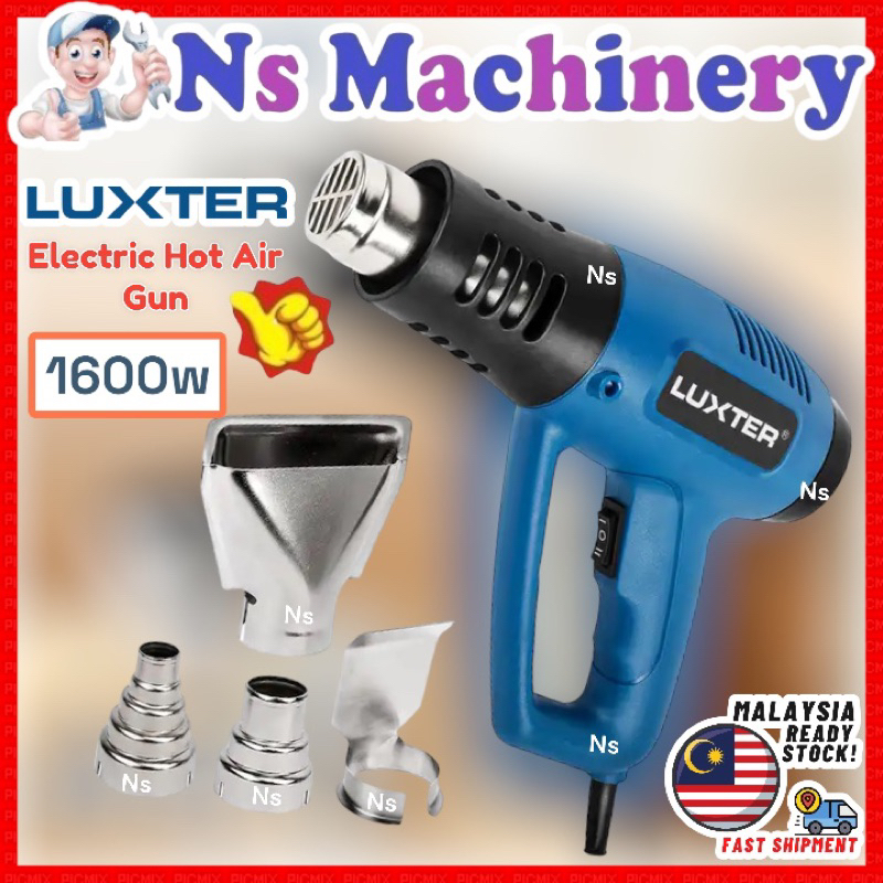 Luxter 1600w Heat Gun Hot Air Sealing Heat Guns/Hot Air Gun Blower Machine Shopee Malaysia