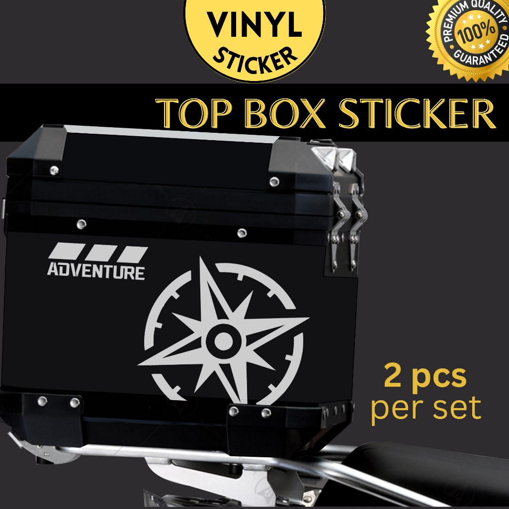 (Ready Stock) Top Box Sticker / Top Case Styling 45L 55L 65L (2 pcs Die