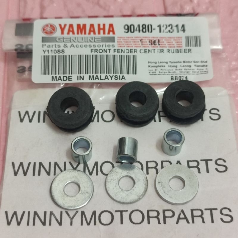 YAMAHA Y100 Y110 SS2 SRE SRX Y125Z SPORT2 FRONT FENDER CENTER RUBBER ...