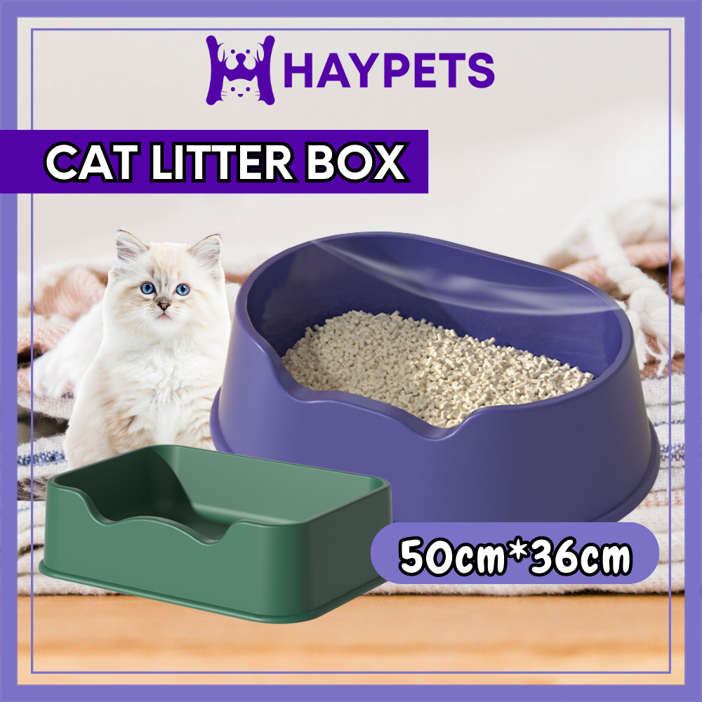 HAYPETS Trendy Shape Cat Litter Box Large Cat Toilet Box Cat Bed ...