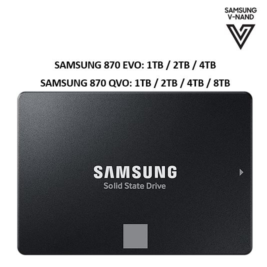 SAMSUNG SSD 870 EVO QVO SATA III INTERNAL SOLID STATE DRIVE