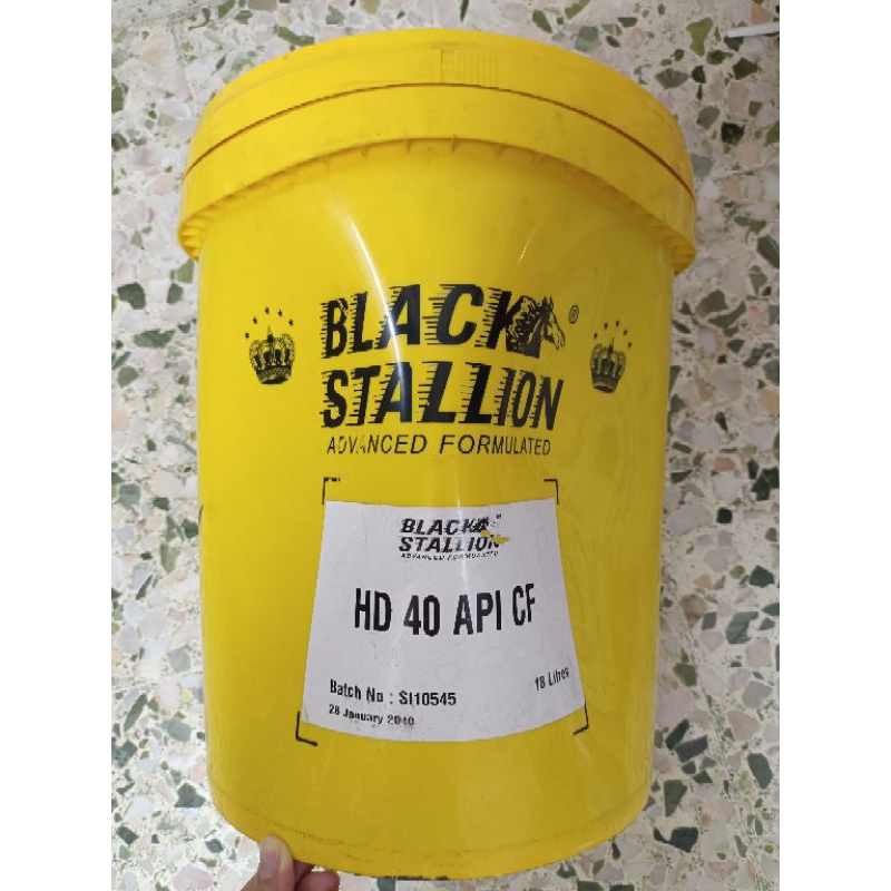 BLACK STALLION HD 40 ENGINE OIL 18LITRES Shopee Malaysia