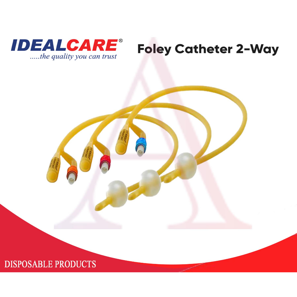 Idealcare Foley Catheter 2way ( Foley Kateter 2 hala ) Shopee Malaysia