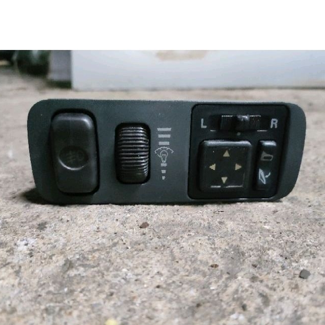 Proton Perdana V6 Side Mirror Control Switch, Fog lamp Switch and Dimmer Switch Shopee Malaysia