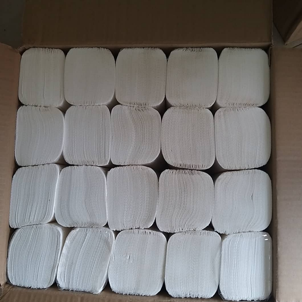 [20packs] Interfold Hand Towel Tissue 1ply 100 Virgin Pulp Shopee Malaysia