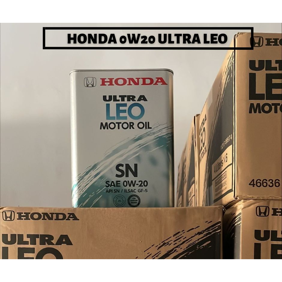 Honda Ultra Leo Sn Sae W L Engine Oil Minyak Hitam W Made In