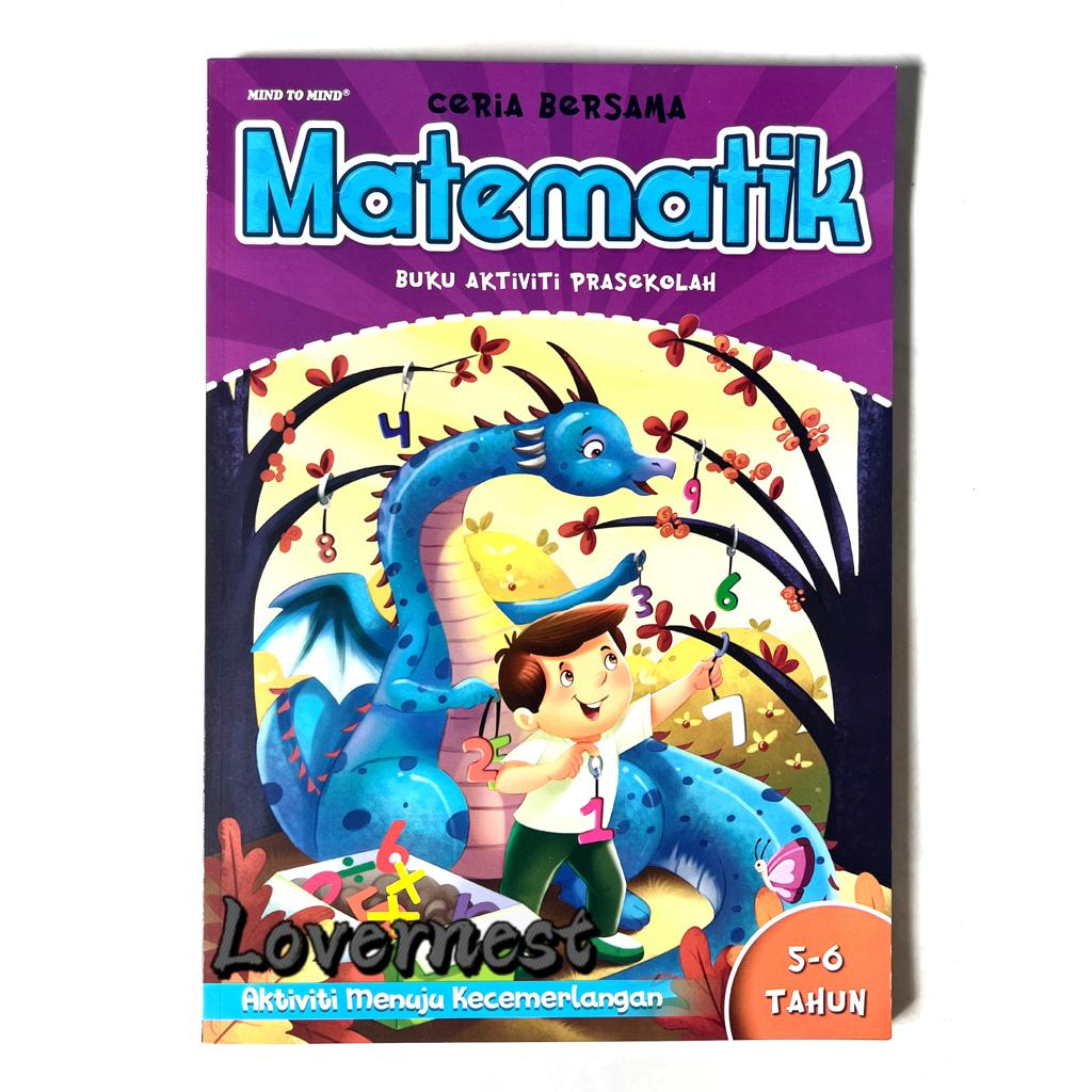 LOVERNEST Buku Aktiviti Matematik Tadika Kemahiran Asas Prasekolah ...