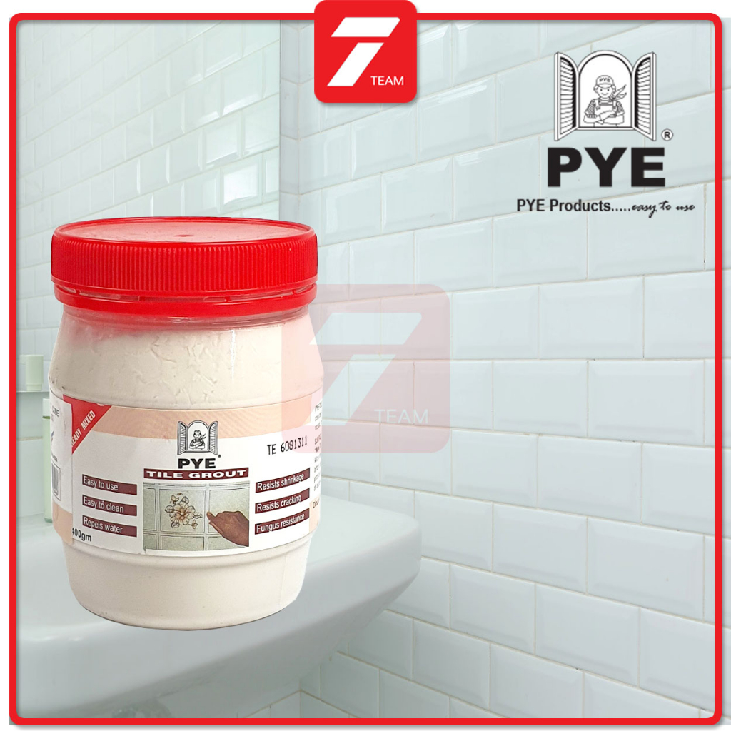 PYE Tile Grout Filler 400G White Shopee Malaysia