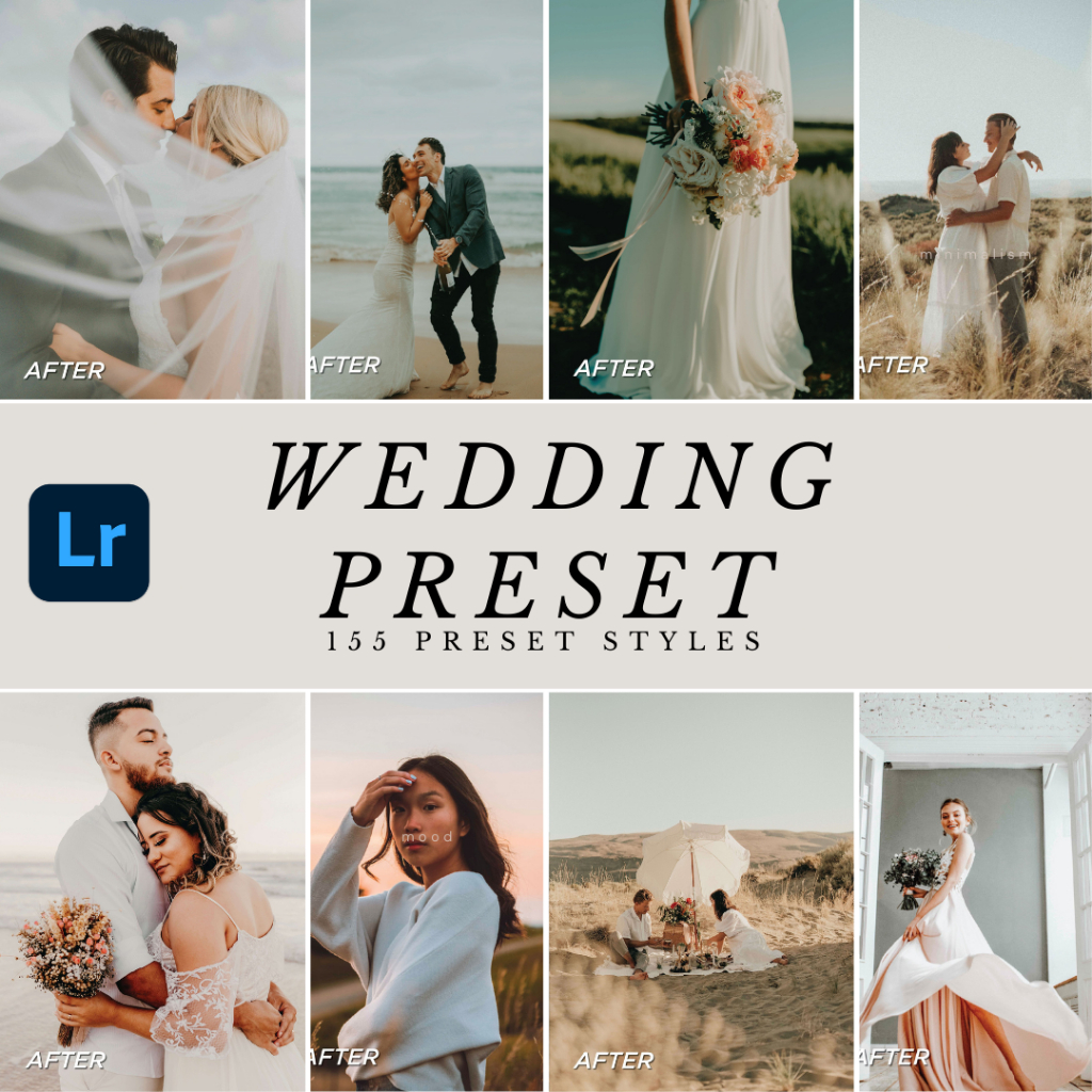 155 Wedding Adobe Lightroom Preset Desktop Mobile Preset Kahwin 