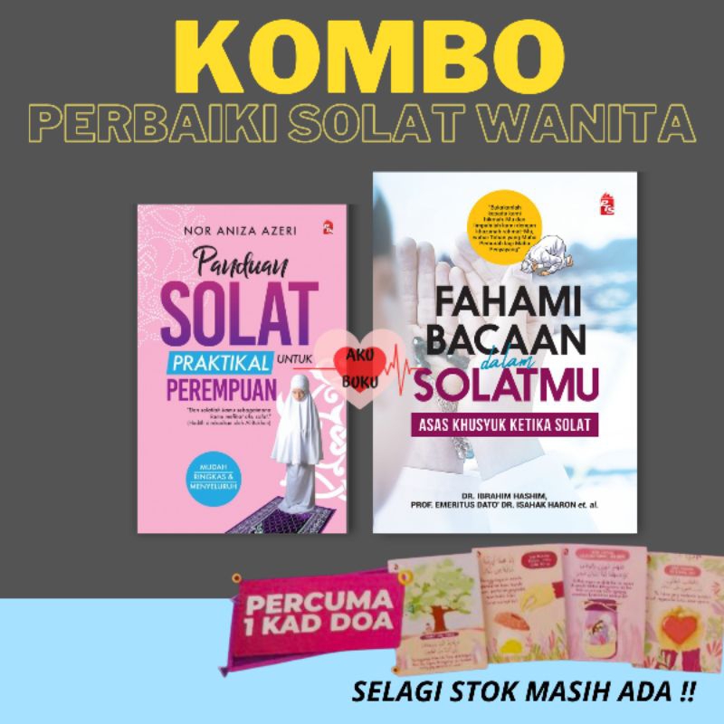 Kombo Perbaiki Solat Wanita Panduan Solat Praktikal Untuk Perempuan