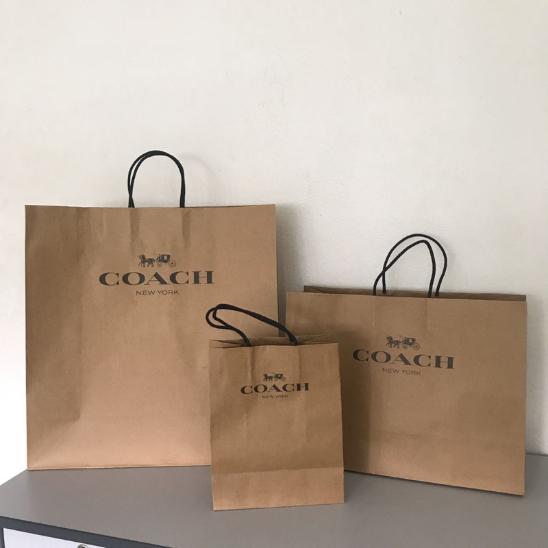 Coach Paper Bag 3 Size Shopee Malaysia