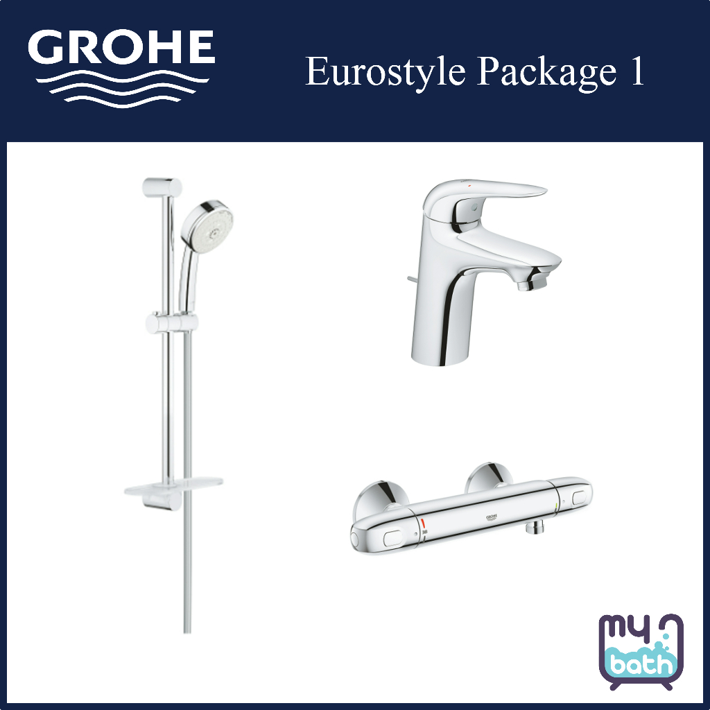 Grohe Complete Exposed Hand Shower Package 1 (Upgraded) Shopee Malaysia