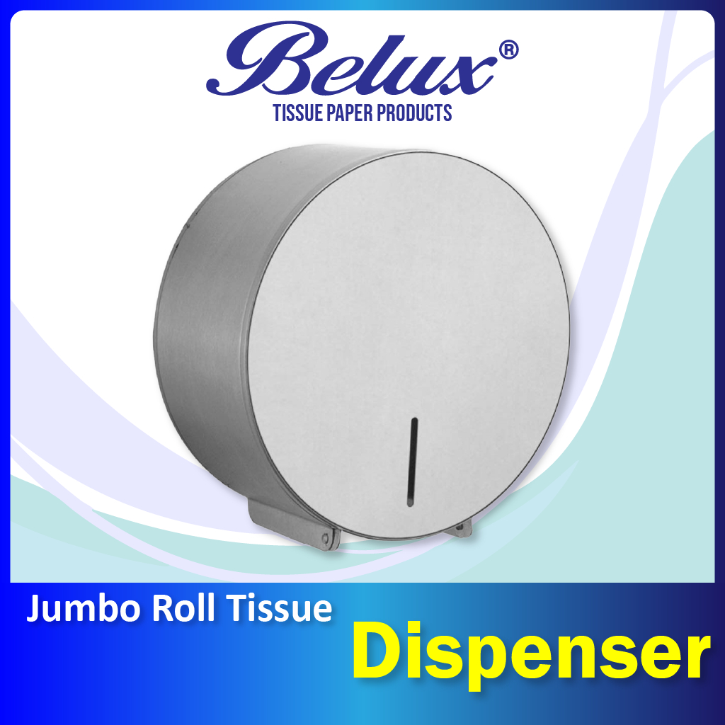 Belux Jumbo Roll Tissue (JRT) Dispenser Stainless Steel Silver