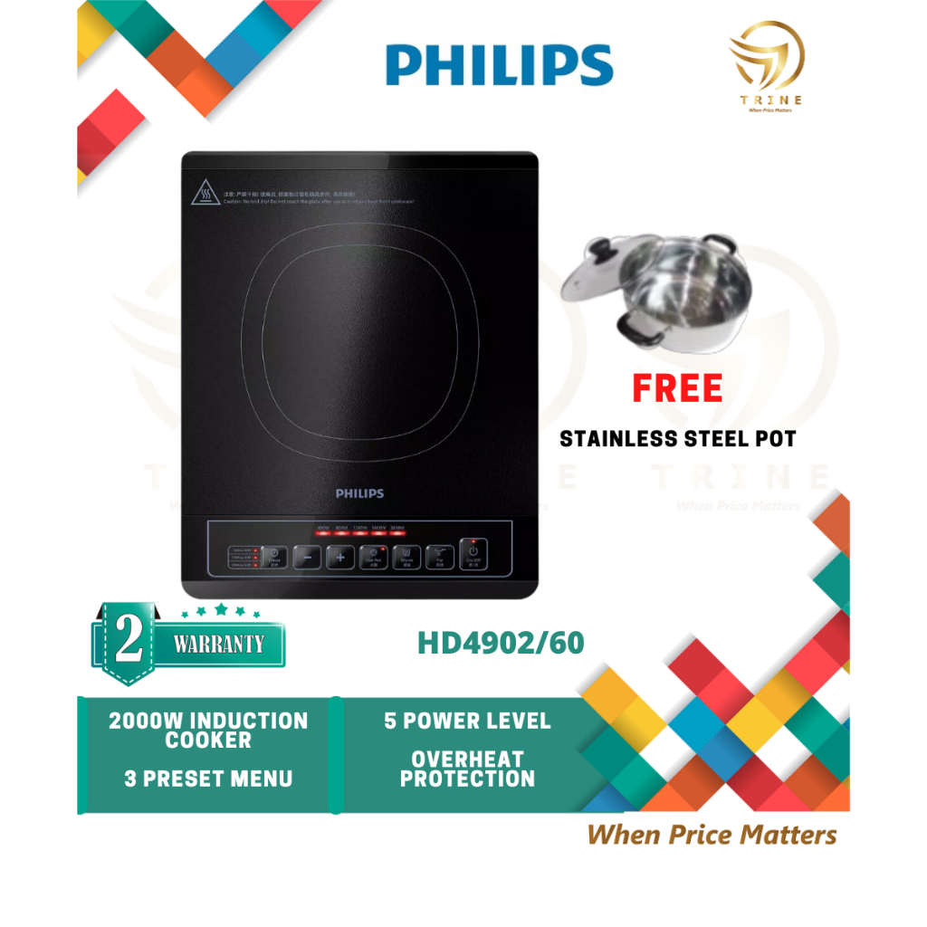 INDUCTION COOKER MIC2520 / TRIO TIC205 INDUCTION COOKER WITH