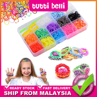 Rainbow Rubber Bands Refill Kit 28 Colors Making Girls Kids Bracelets 20  000 for sale online