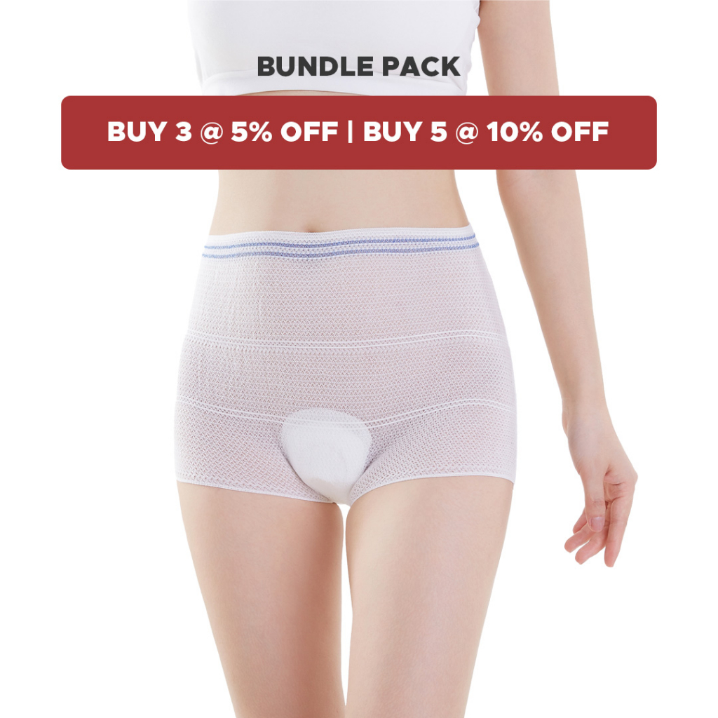 Postpartum Mesh Panties(Bundle) Csection Panty, Reusable
