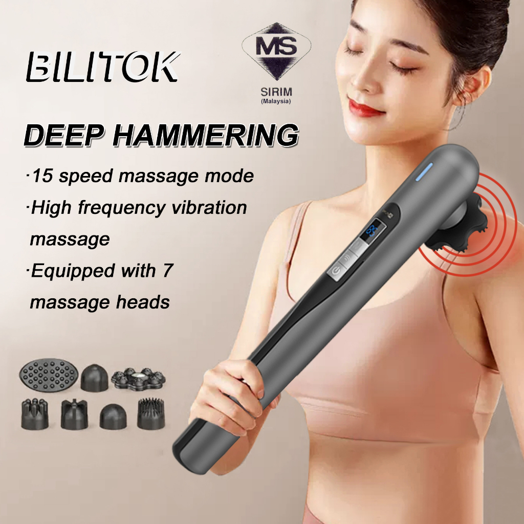 Nlseko Electric massage stick instrument percussion hammer back hammer ...