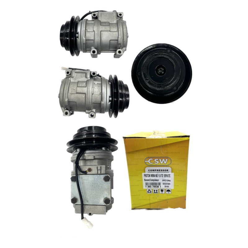 Aircond Compressor Recond Proton Wira Denso 1.5 modified 10PA17C ...