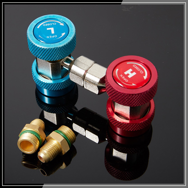 R134A H/L Auto Car Quick Coupler Connector Brass Adapters Air ...