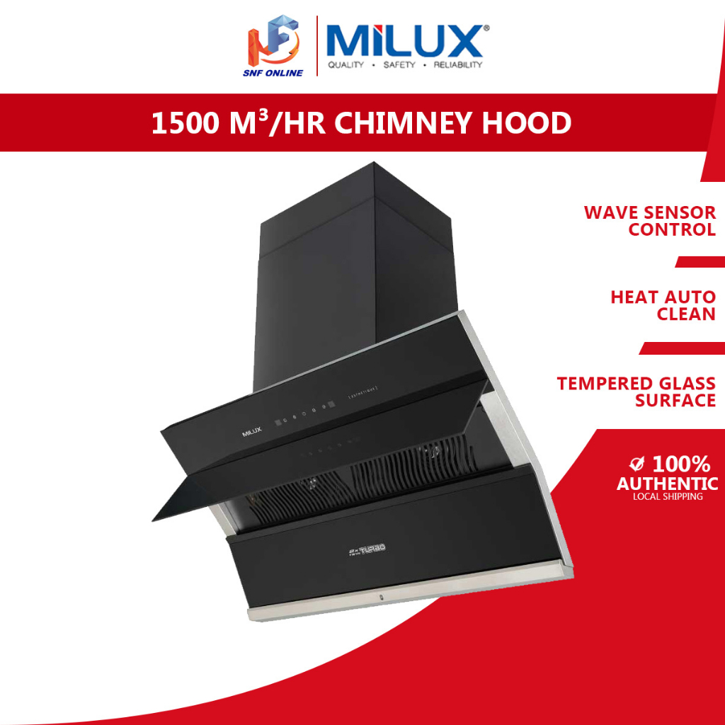 Milux Slanting Chimney Hood MHCS7699 Shopee Malaysia