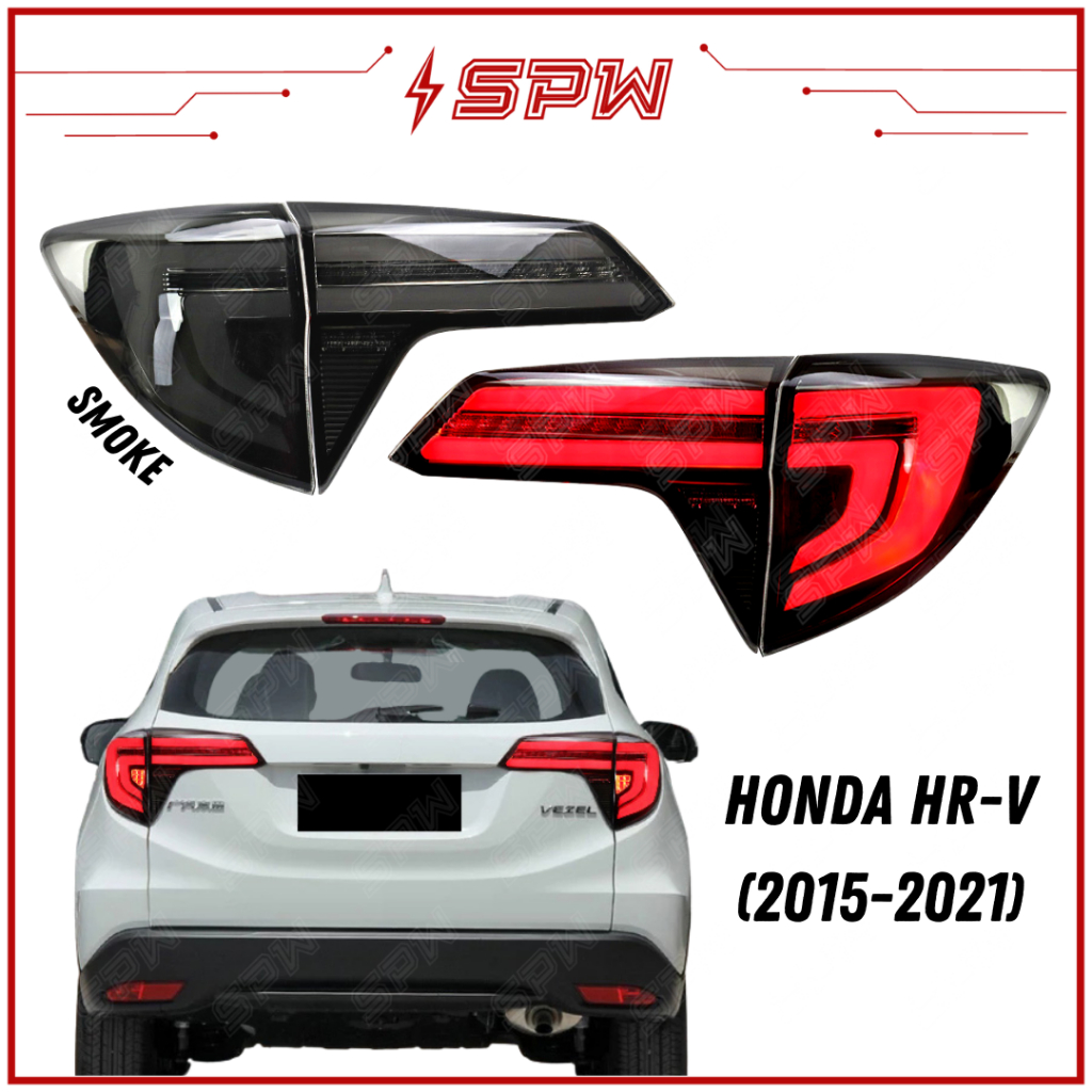Honda HRV Tail Lamp Tail Light (2015 to 2021) HR-V Vezel Taillamp Taillight  LED Daytime DRL 2015 2016 2017 2018 2019 Shopee Malaysia
