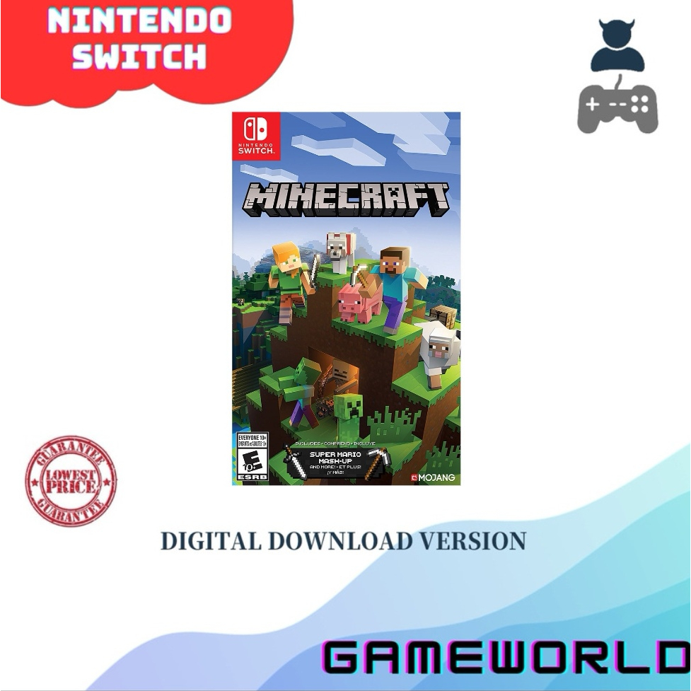 NINTENDO SWITCH】Minecraft Digital Download Games Normal Version | Shopee  Malaysia