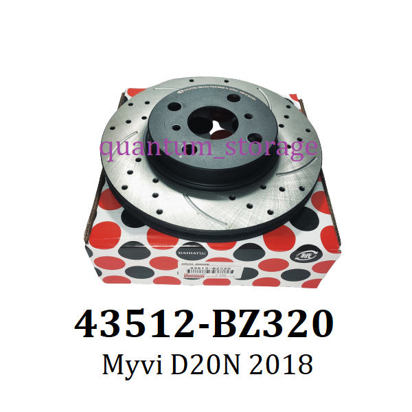 Perodua Daihatsu Brake Disc Rotor Front Sport 43512-BZ320 Myvi D20N ...