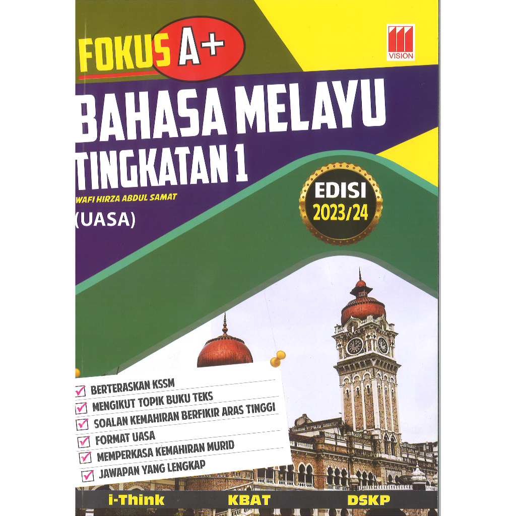 FOKUS A+ UASA EDISI 2023/2024 BAHASA MELAYU TINGKATAN 1 | Shopee Malaysia