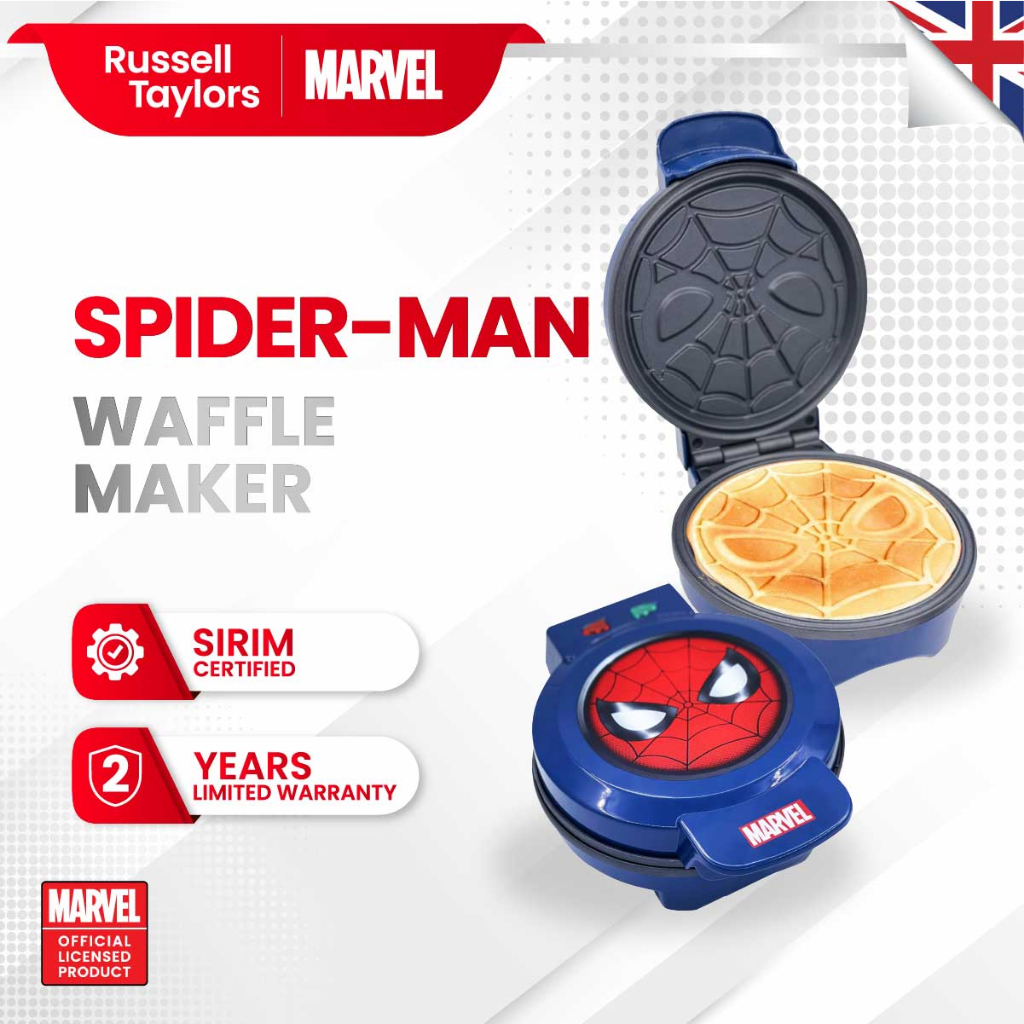Russell Taylors x Marvel SpiderMan Waffle Maker MW25S Shopee Malaysia