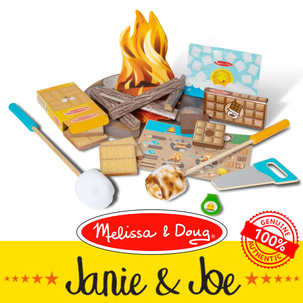 Melissa & Doug Let's Explore Campfire S'Mores Play Set | Shopee Malaysia