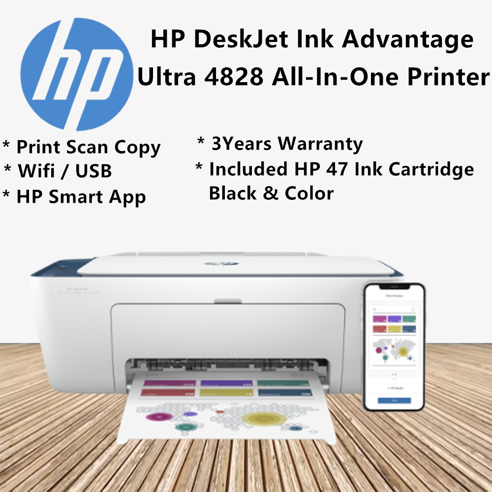HP DESKJET INK ADVANTAGE ULTRA 4828 ALL-IN-ONE PRINTER | Shopee Malaysia