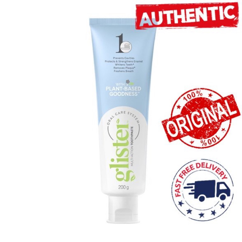 GLISTER Multi-Action Fluoride Toothpaste (200g / 50g) | Shopee Malaysia