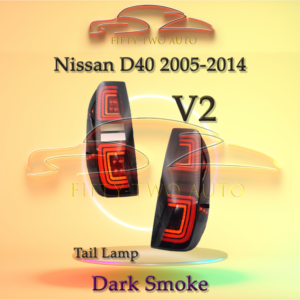 Nissan Navara D40 Tail Lamp 20052014 LED Light Bar Tail Lamp V2/ d40