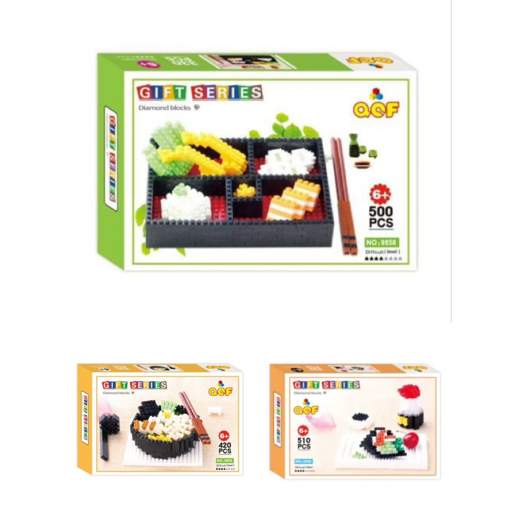 Wise Hawk Sushi Set Nanoblock