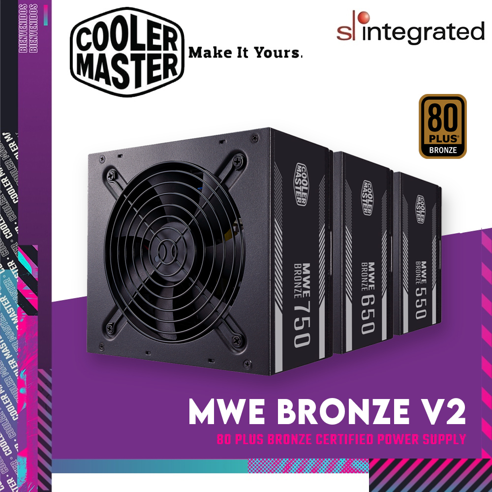 COOLER MASTER MWE BRONZE V2 SERIES 230V 80+ Bronze (550w/650w/750w ...