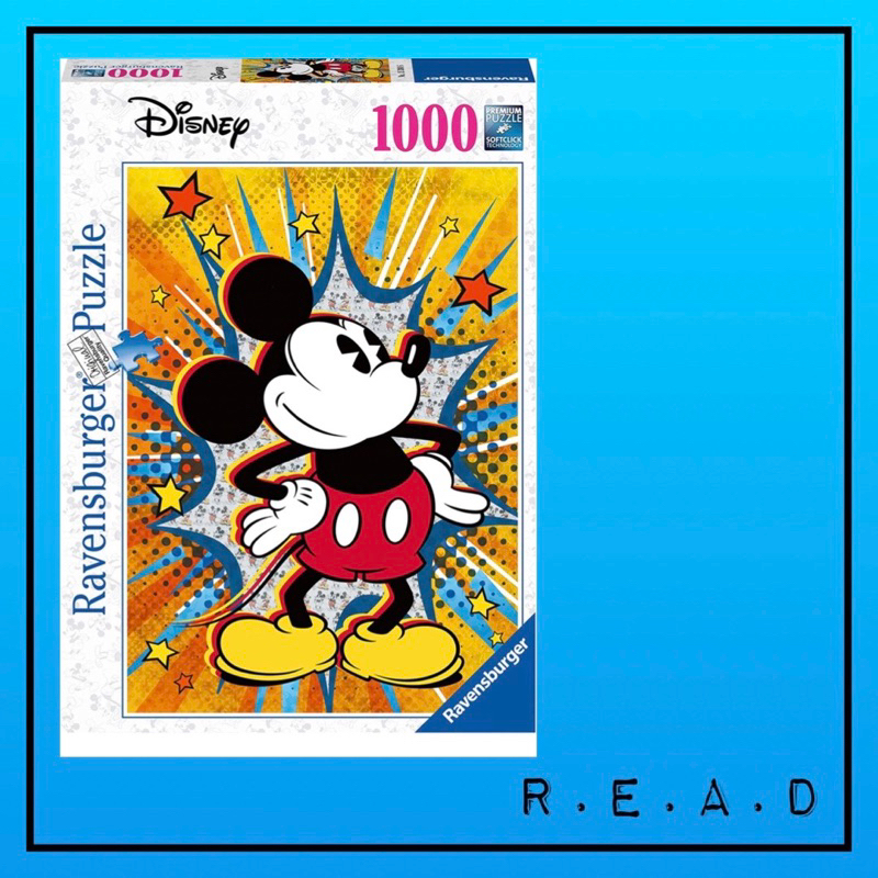 Ravensburger Retro Mickey Mouse 153916 - 1000 Piece Jigsaw Puzzle ...