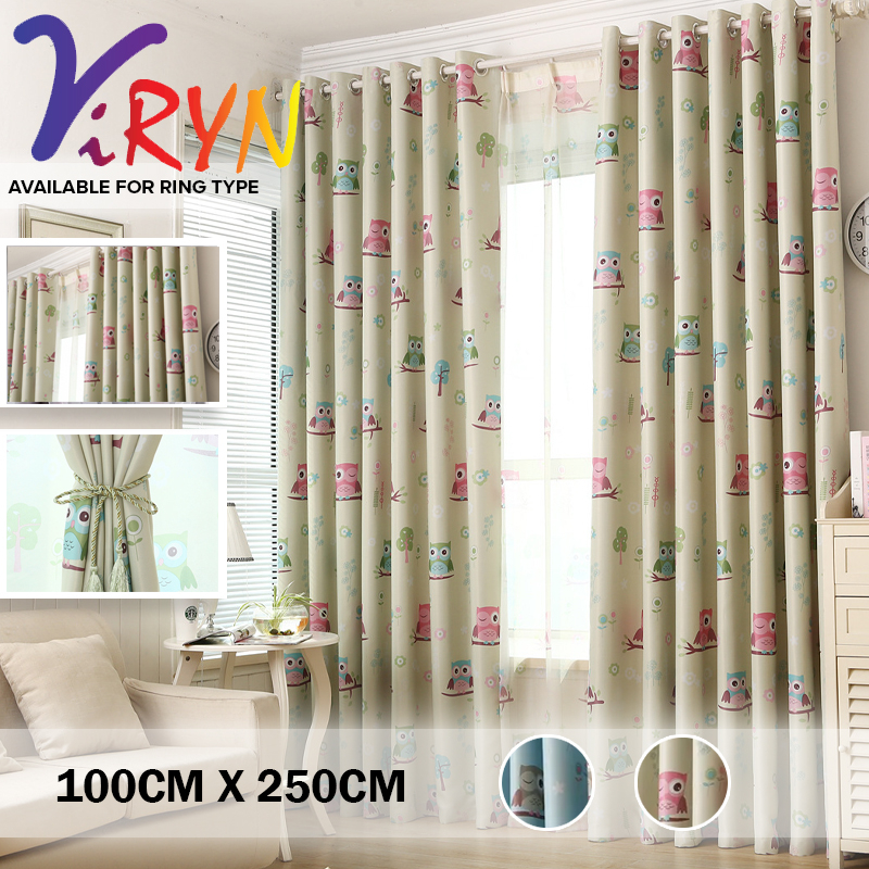 ViRYN Cute Design Cartoon Printed High Shading Bedroom Living Room ...