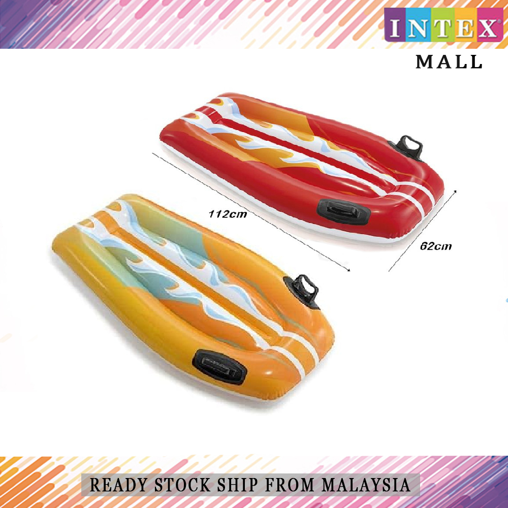 Intex 58165 Joy Rider Floating Bed Children Kids Inflatable Swimming ...