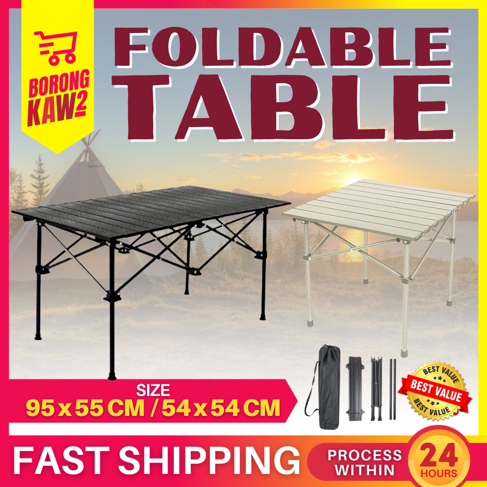 HY-8093 / HY-8094 Foldable Table Camping Outdoor Table Meja Picnic ...