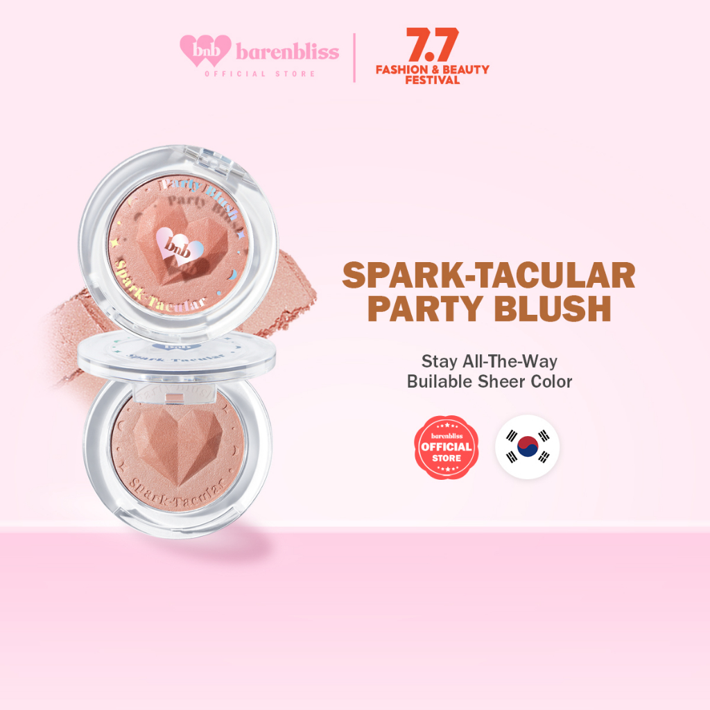 BNB barenbliss SparkTacular Party Blush Korea Blush Make Up [Natural