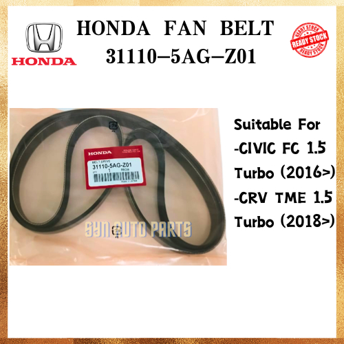 ORIGINAL 7PK1710 Honda Civic FC TEA 1.5 Turbo 16-22 / CRV CR-V TME 1.5 ...